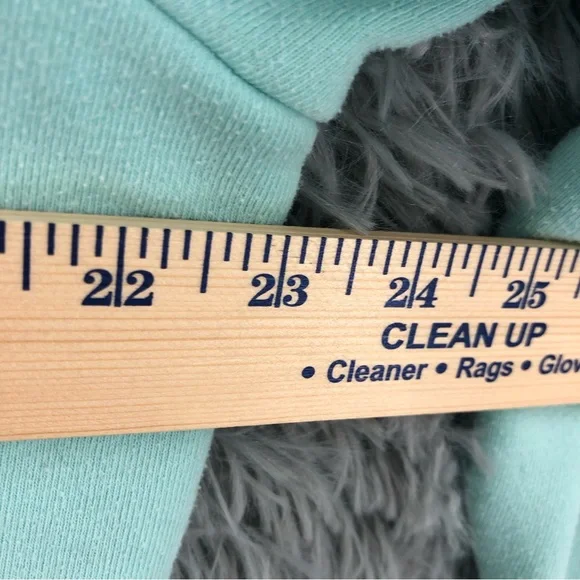 Rue21 Hoodie Womens Large Limited Edition Checkered Sleeve Kangaroo Pocket - Picture 9 of 13